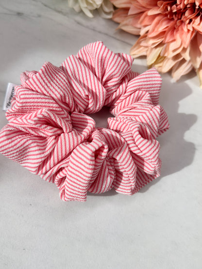 Strawberry Stripe Scrunchie