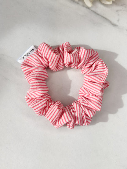 Strawberry Stripe Scrunchie