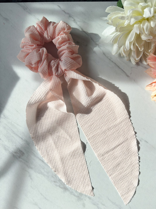Blush Scrunchie Scarf
