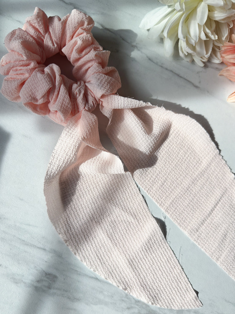 Blush Scrunchie Scarf