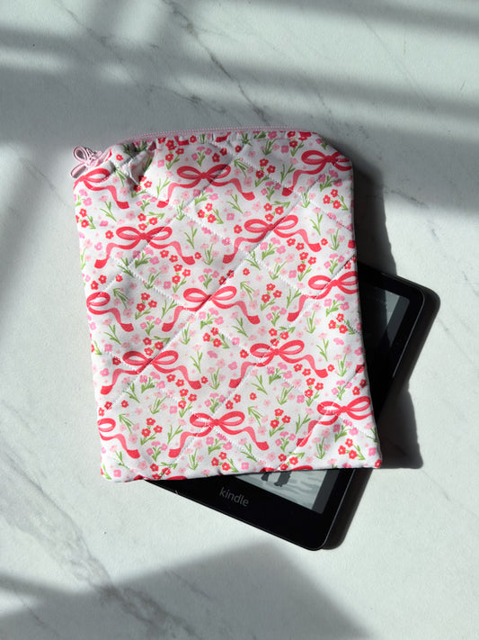 Floral Bow Kindle Sleeve