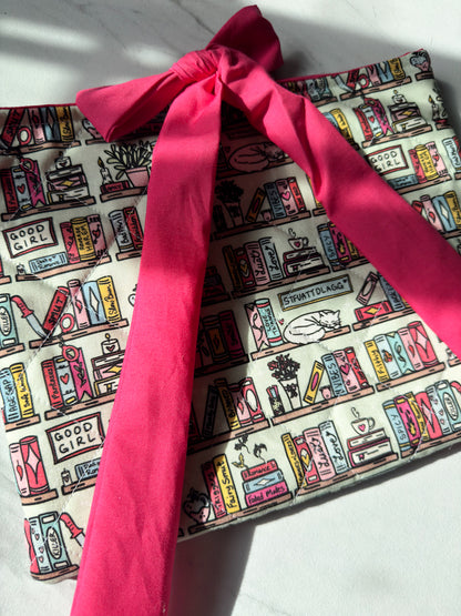 Smutty Bookshelf Quilted Book Sleeve