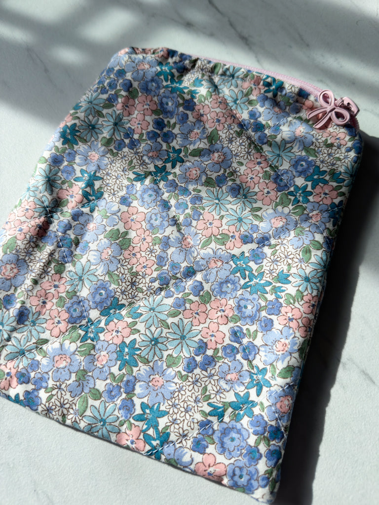 Blushing Blue Garden Kindle Sleeve