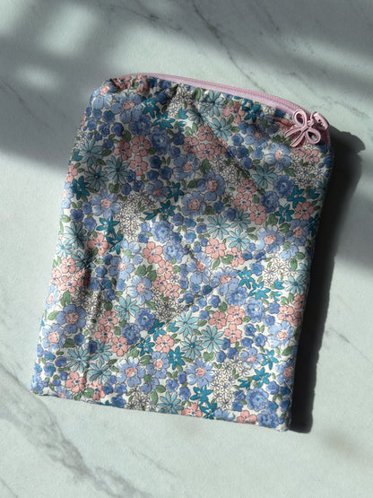 Blushing Blue Garden Kindle Sleeve