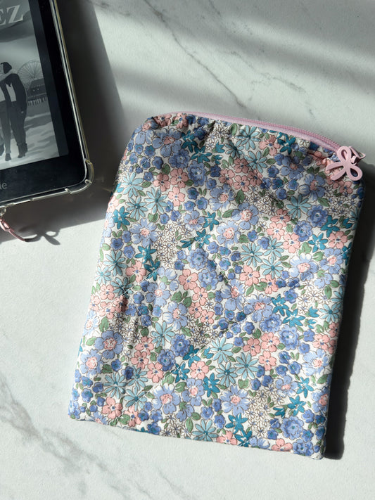 Blushing Blue Garden Kindle Sleeve