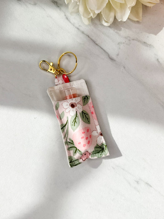 Blush Berry Lip Balm Keychain