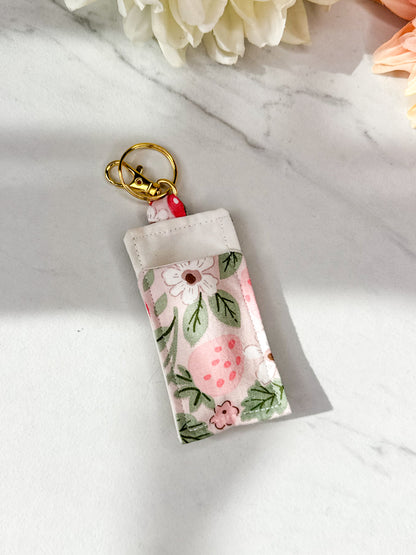 Blush Berry Lip Balm Keychain