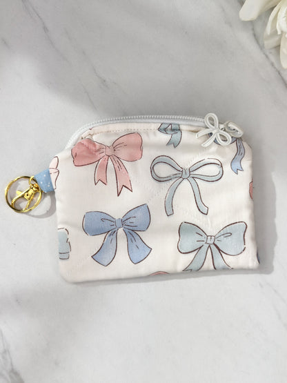 Bow Bliss Mini Wallet Keychain