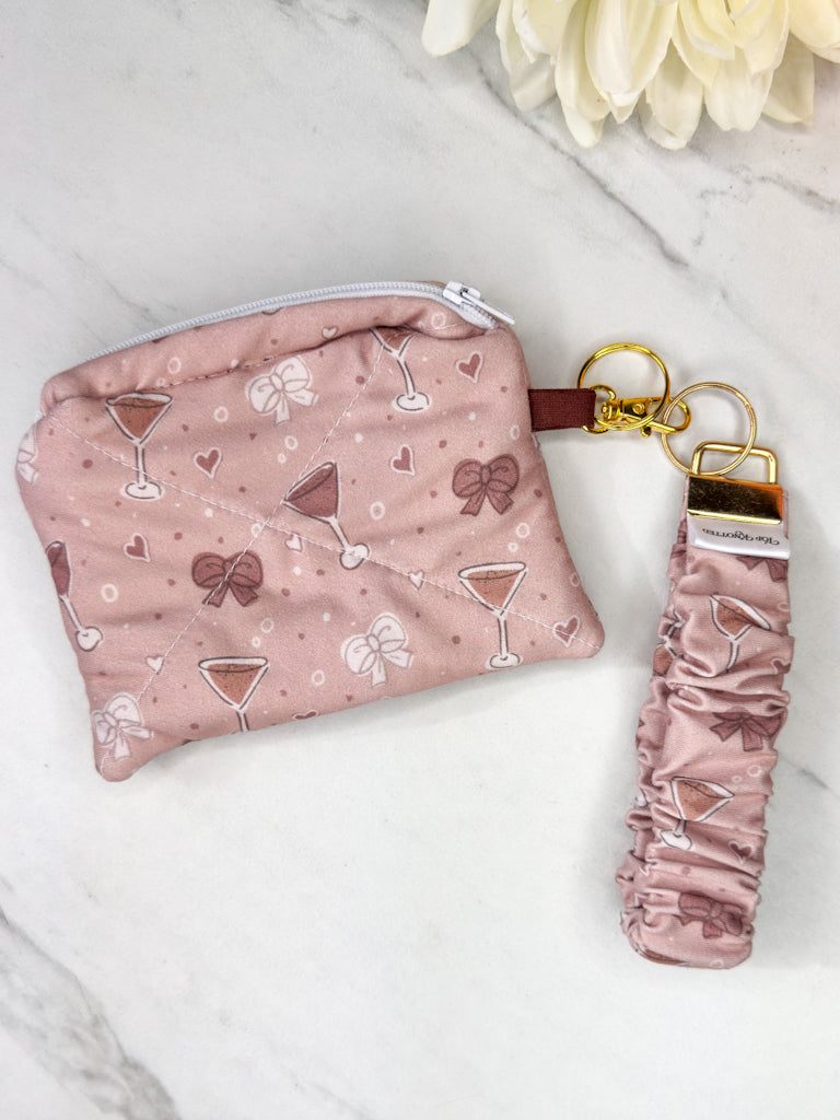 Espresso Martini Scrunchie Wristlet