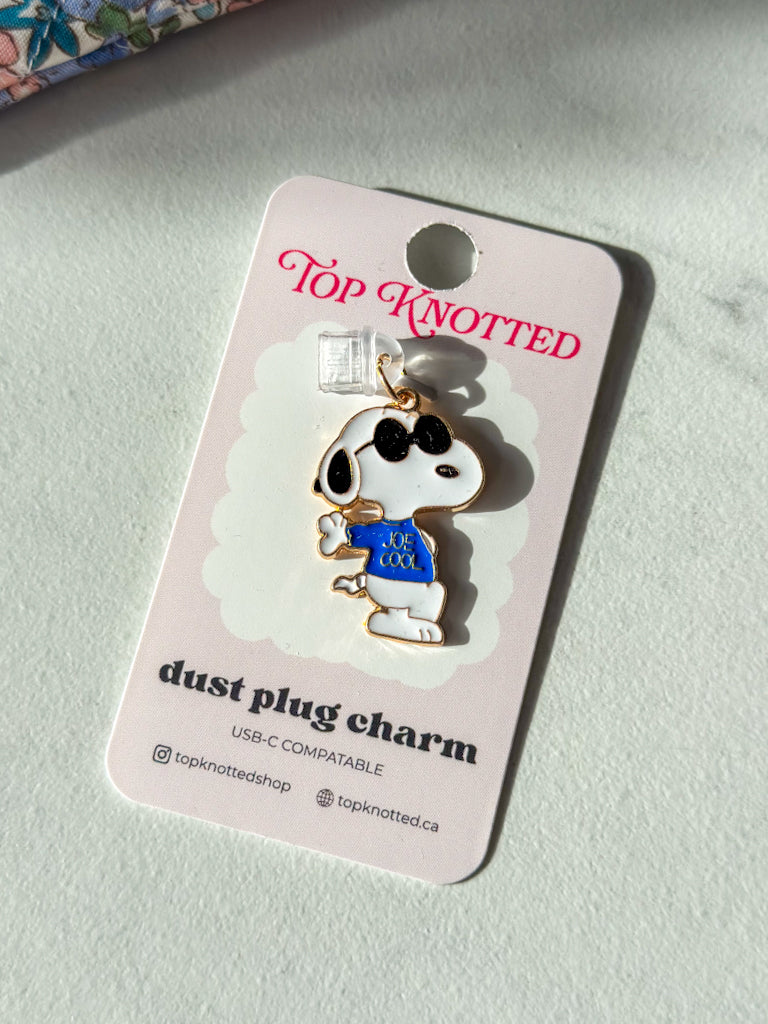 Joe Cool Kindle & USB-C Dust Plug Charm