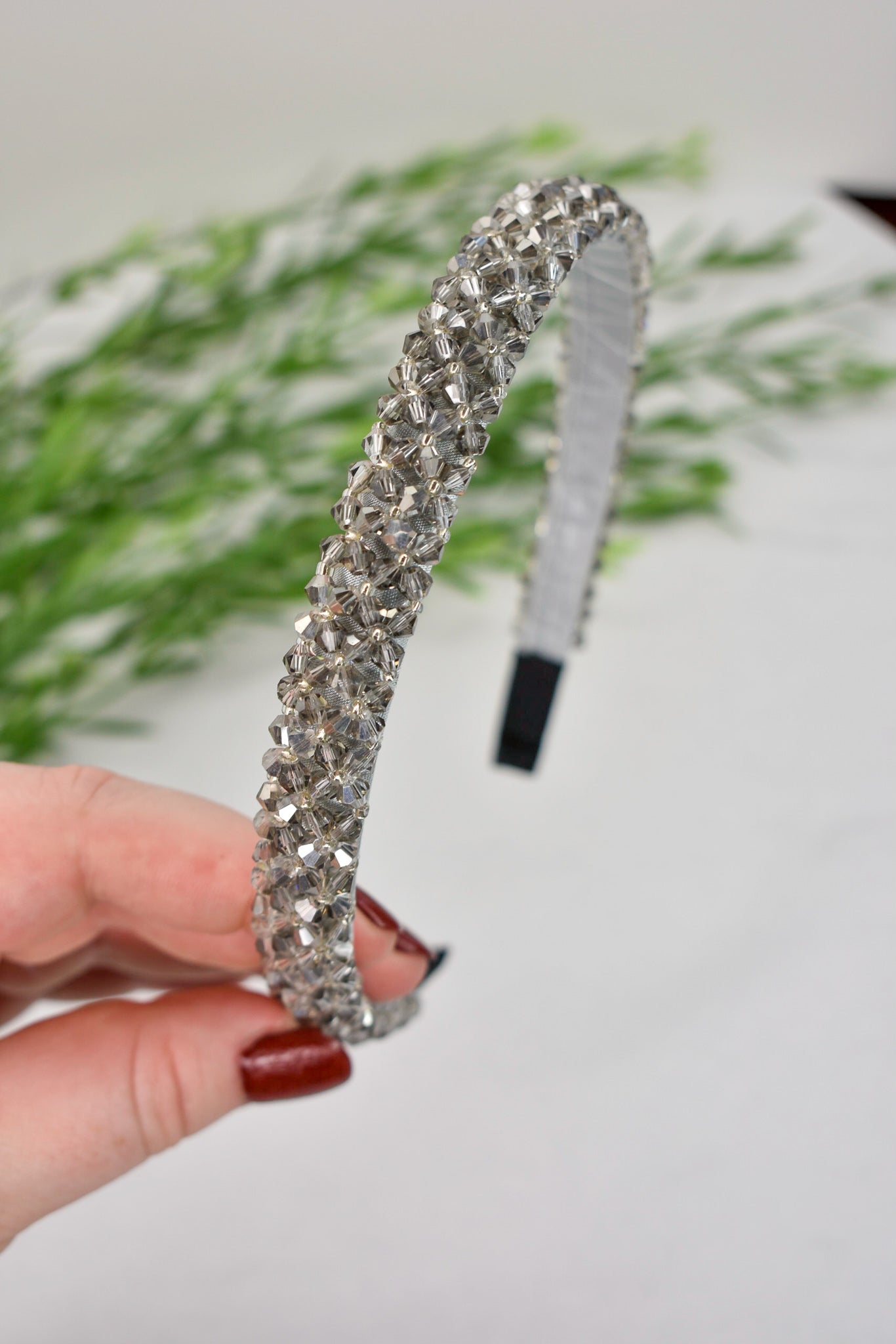 Silver | Skinny Jewel Headband