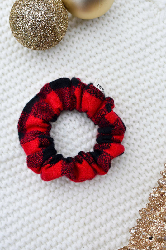 Perfectly Plaid - Red | Skinny Scrunchie