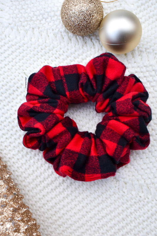 Perfectly Plaid - Red | Classic Scrunchie