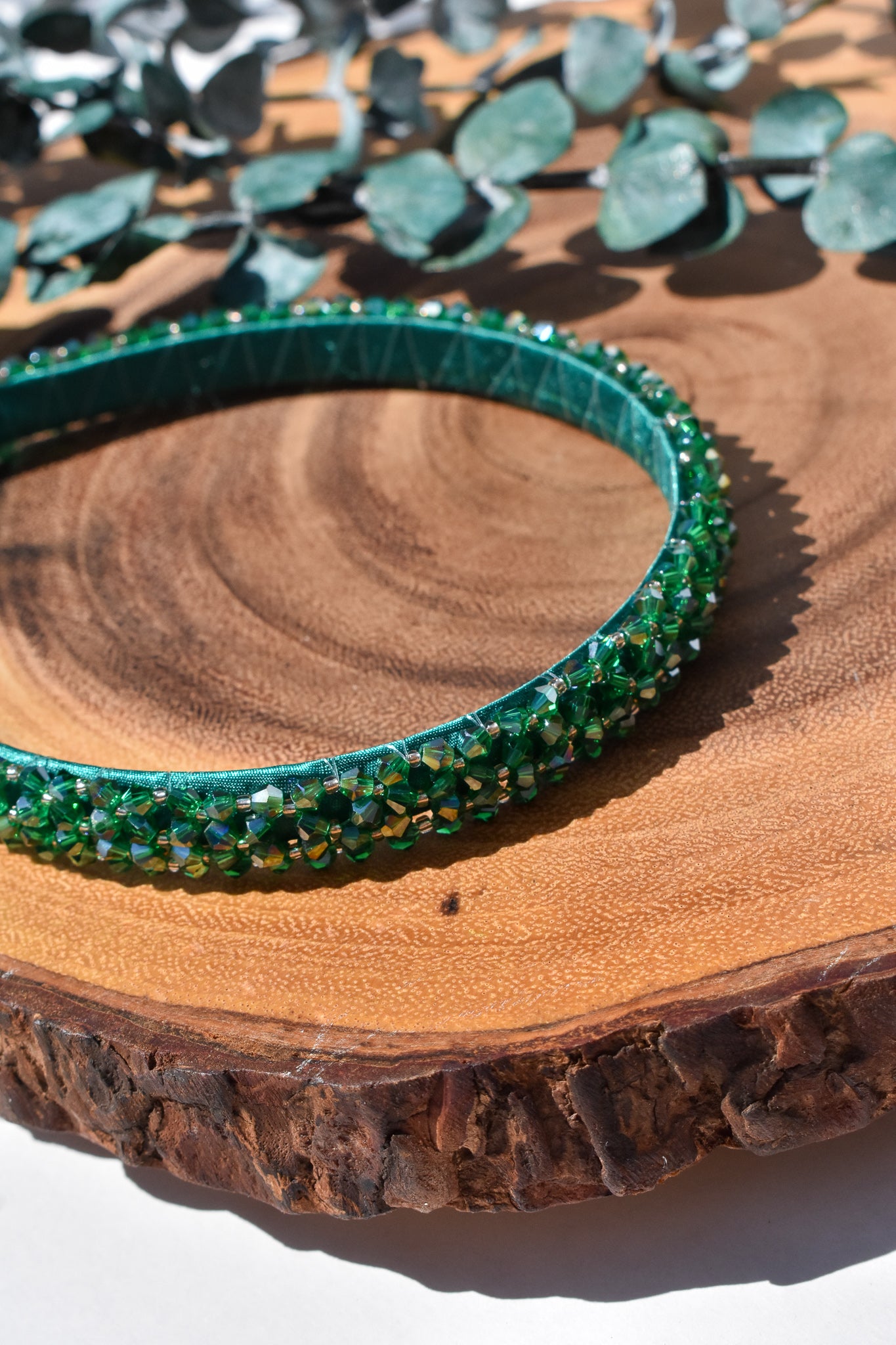 Emerald | Skinny Jewel Headband