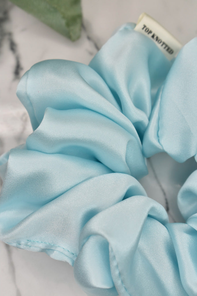 Baby Blue | Classic Silk Scrunchie