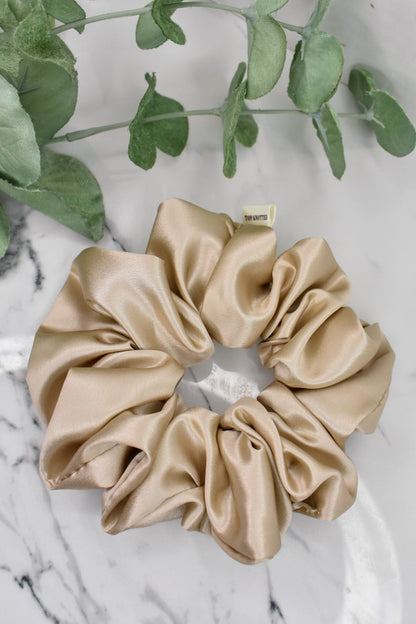 Sand | Classic Silk Scrunchie