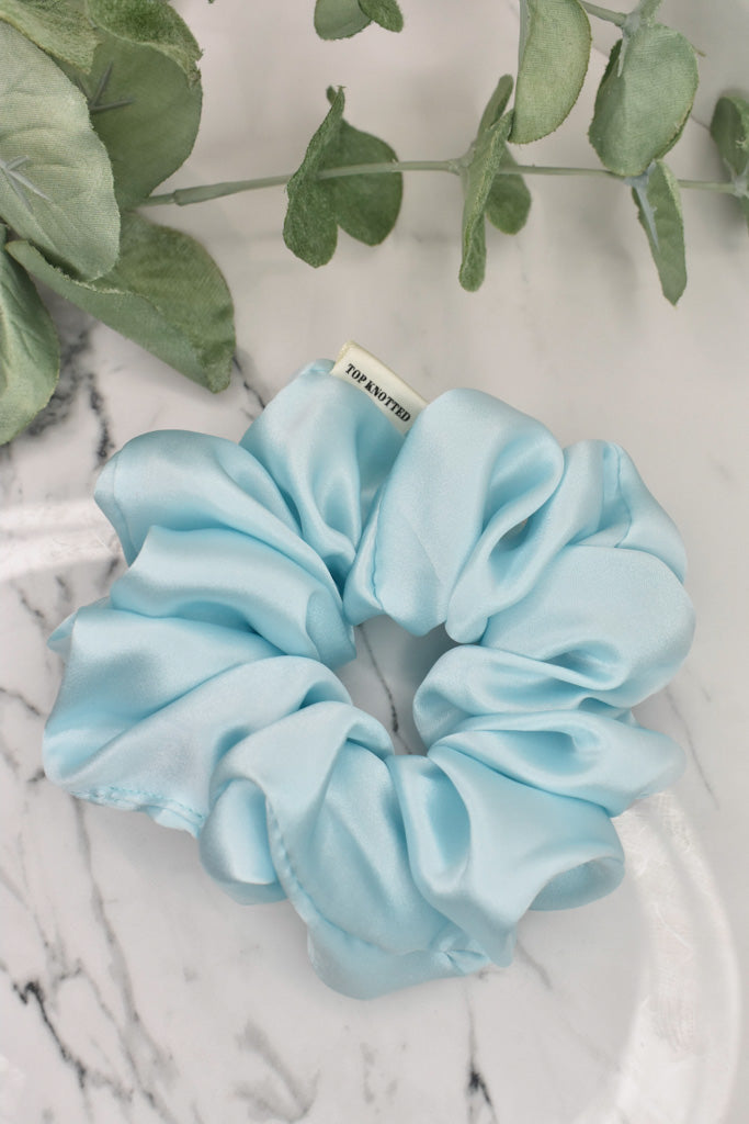 Baby Blue | Classic Silk Scrunchie